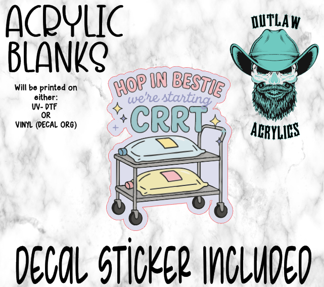 Starting CCRT Acrylic & Decal Set