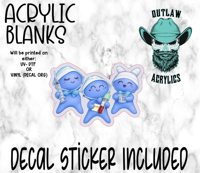 Glove Buddy Acrylic & Decal Set