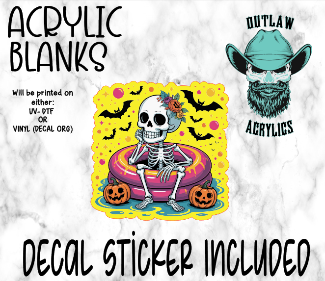 Waiting On Halloween Acrylic & Decal Set