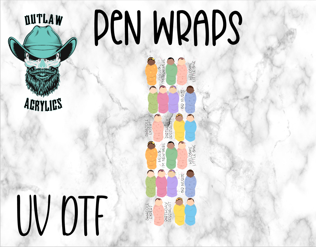 NICU Pen Wrap UV-DTF