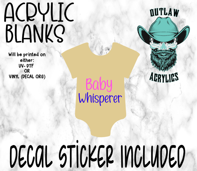 Baby Whisperer Acrylic & Decal Set