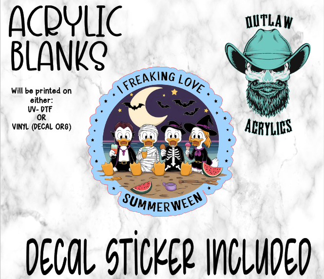 Duckween Acrylic & Decal Set