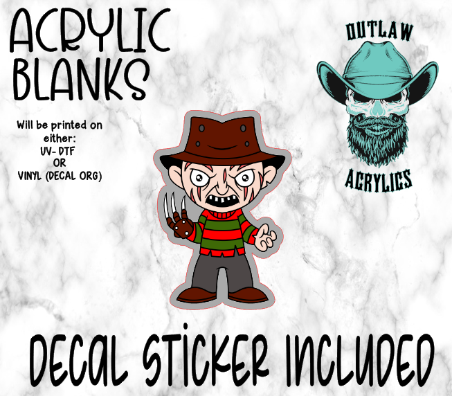 Chibi Freddy Acrylic & Decal Set