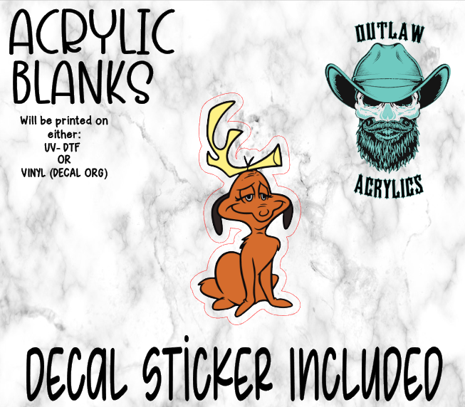 Max Acrylic & Decal Set