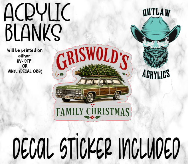 Grisworld Family Adventure Acrylic & Decal Set