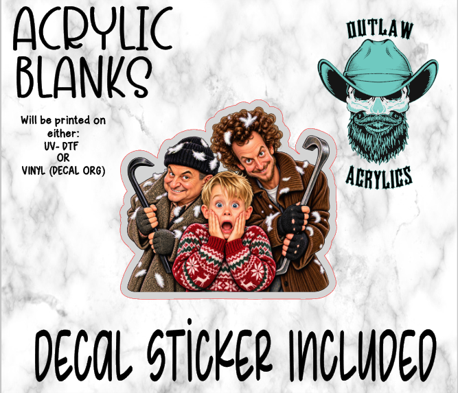 Marv & Harry Acrylic & Decal Set