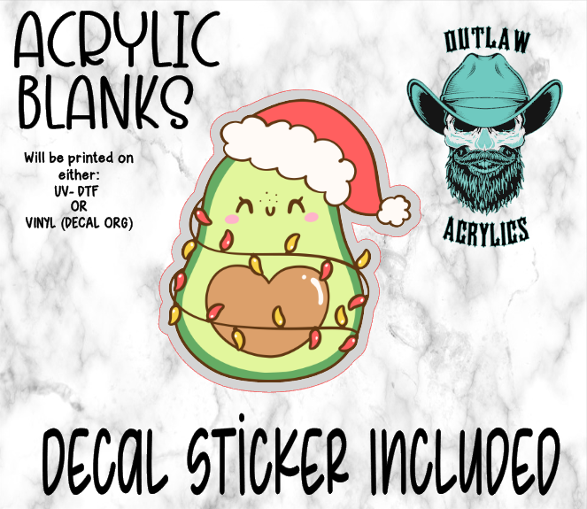 Concha Christmas Cado Acrylic & Decal Set