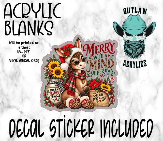 Mary Own Mind Acrylic & Decal Set