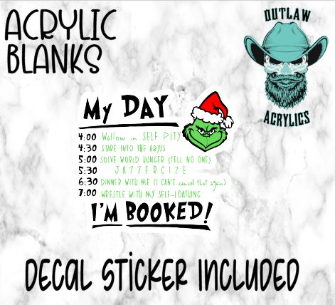 My Day Acrylic & Decal Set