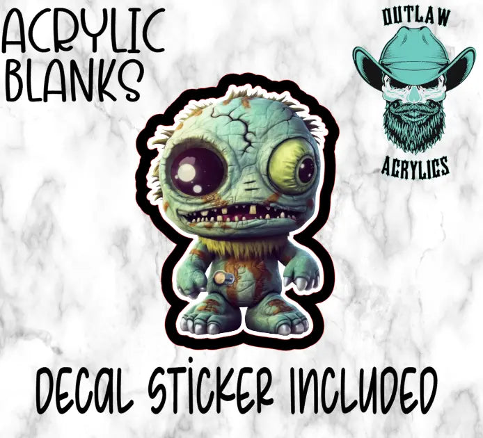 Crazy Mutant Acrylic & Decal Set - Outlaw Acrylics