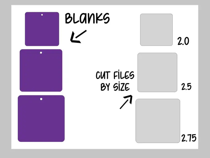 Square Badge Reel Acrylic - Outlaw Acrylics