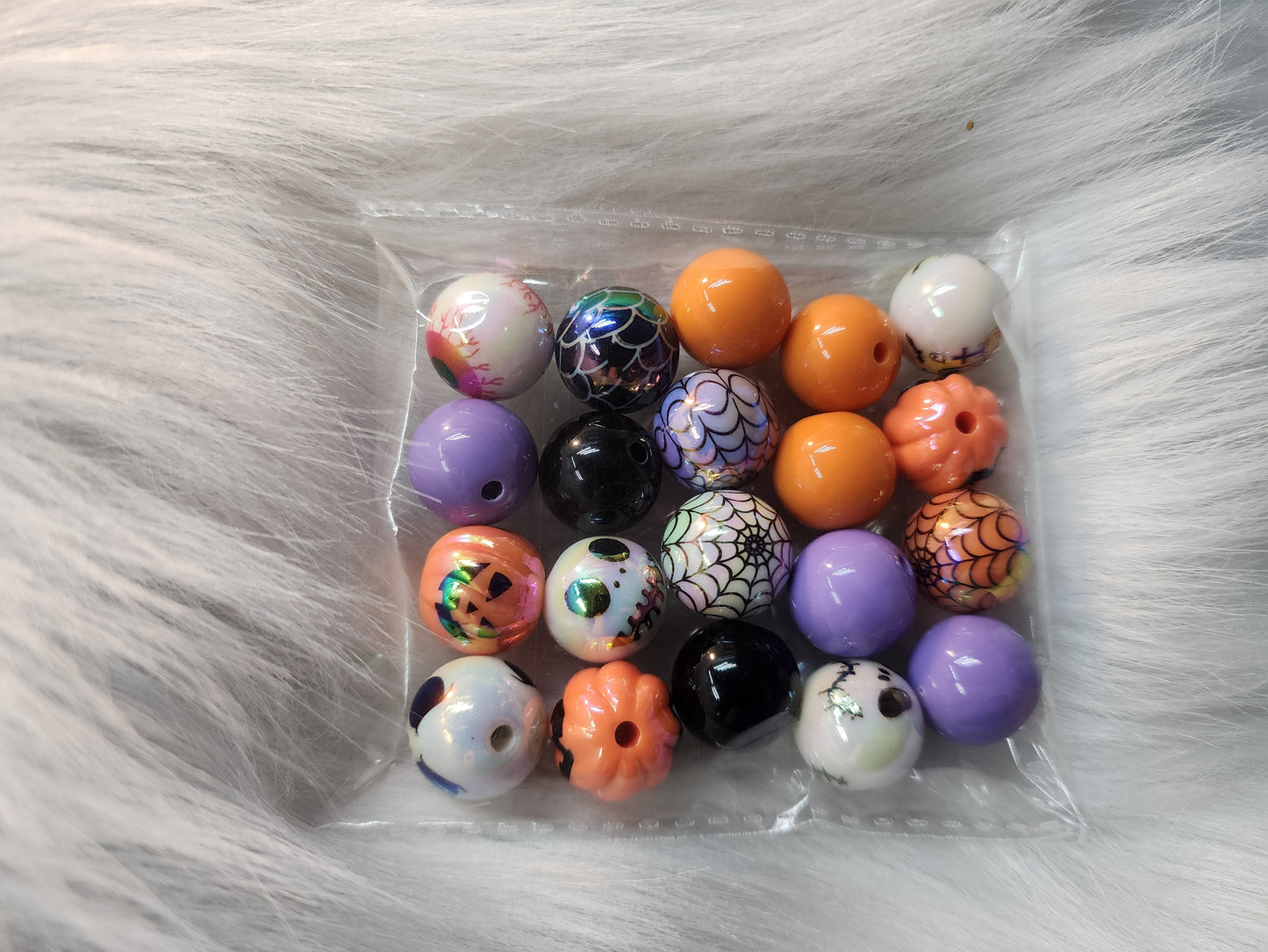 Halloween Beads 20Ct