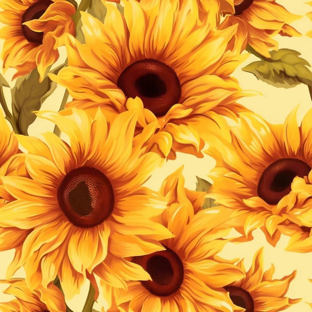 Bunched Sunflowers Vinyl