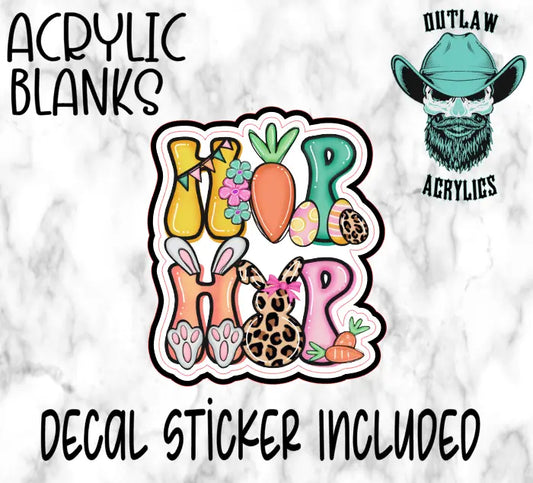 Hip Hop A Acrylic & Decal Set - Outlaw Acrylics