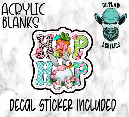 Hip Hop B Acrylic & Decal Set - Outlaw Acrylics