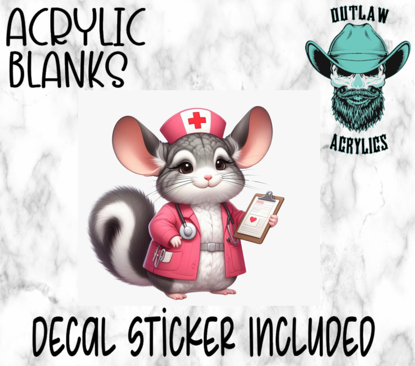 Dr. Mouse Acrylic & Decal Set