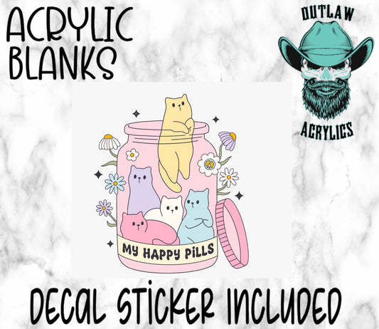 Happy Days Acrylic & Decal Set