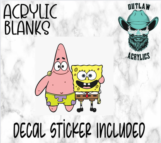 Patrick & Bob Acrylic & Decal Set