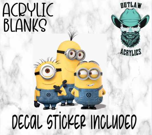 Gru Crew Acrylic & Decal Set