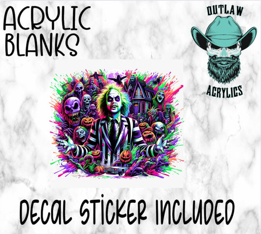 Beetlejuice show Acrylic & Decal Set