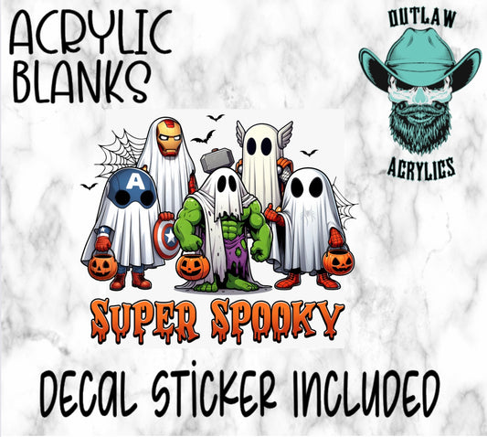 Super Spooky Acrylic & Decal Set