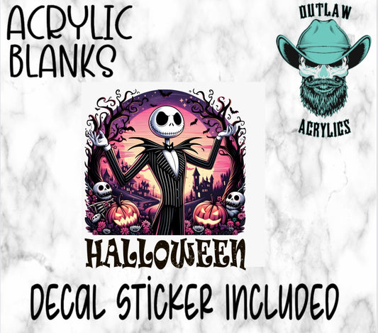 Halloween Acrylic & Decal Set