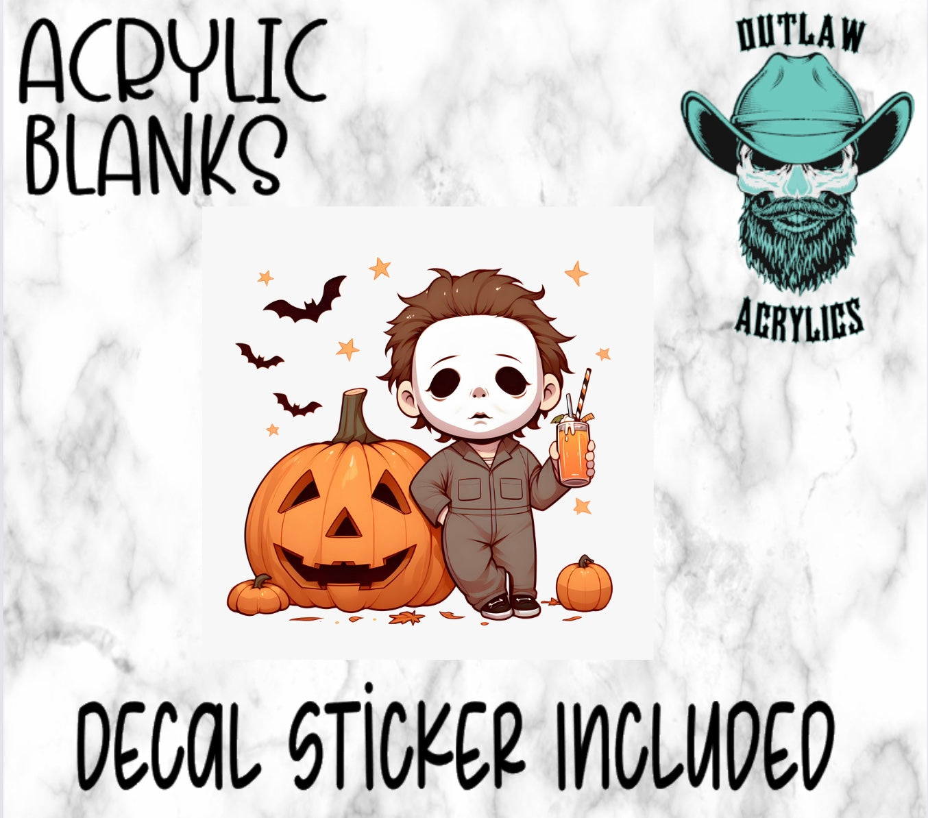 Chibi Michael Acrylic & Decal Set