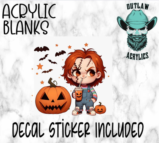 Chibi Chuckie Acrylic & Decal Set