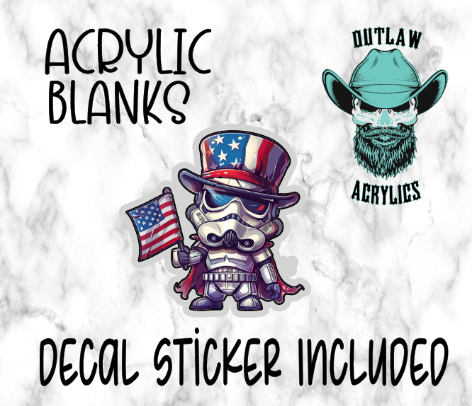 Patriotic Stormtrooper Acrylic & Decal Set