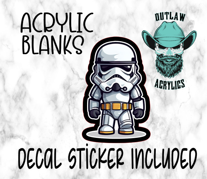 Space Trooper Acrylic & Decal Set