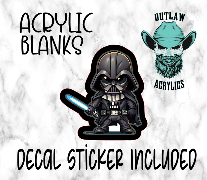 Vader Acrylic & Decal Set