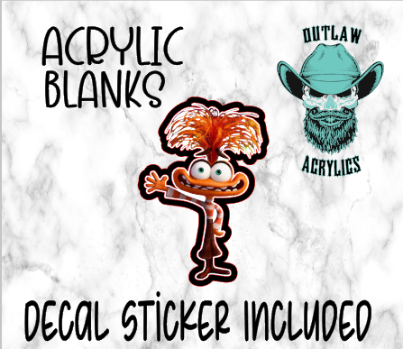 ANXIETY Person Acrylic & Decal Set