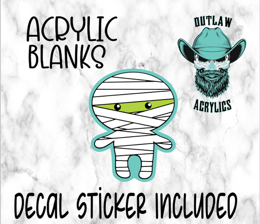 Mummy Boy Acrylic & Decal Set