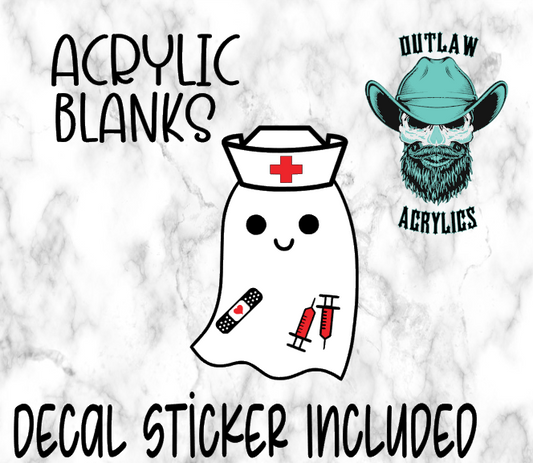 Ghost Nurse Acrylic & Decal Set