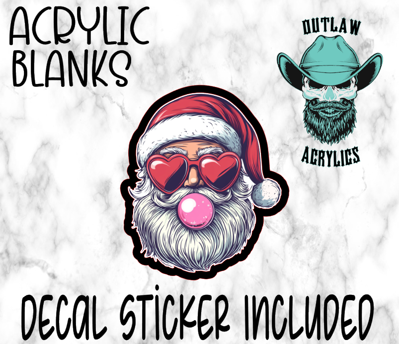 St. Nick Bubble Gum Acrylic & Decal Set