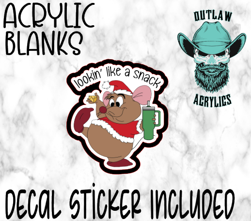 Lookin Like A Snack Acrylic & Decal Set