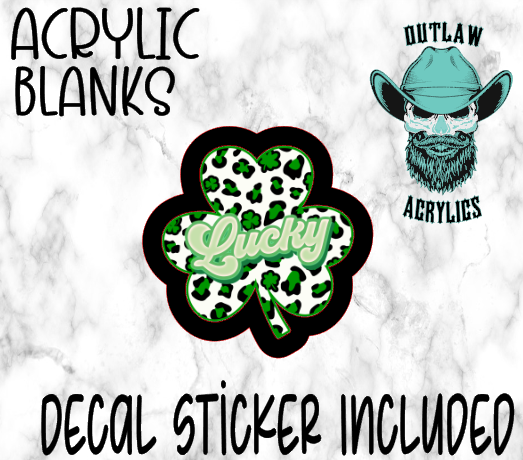 Lucky Acrylic & Decal Set