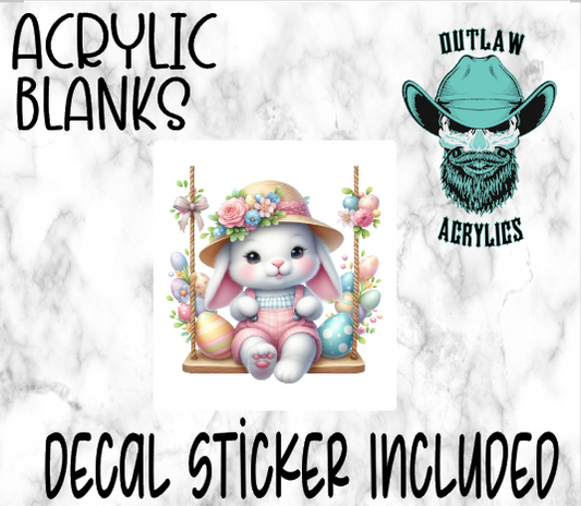 Bunny Swing Acrylic & Decal Set