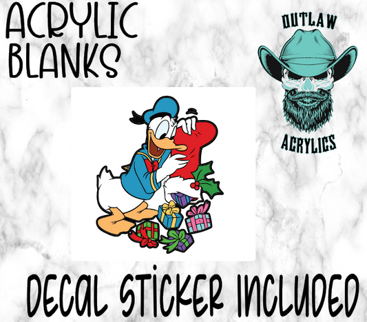 Donald & Presents Acrylic & Decal Set