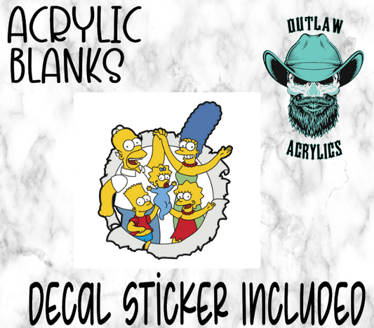 Simpson Acrylic & Decal Set