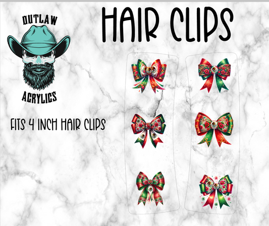 Mexican Bow Hair Clip UV DTF & Blank Combo