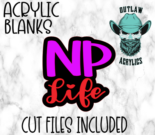 NP Life Badge Reel Acrylic