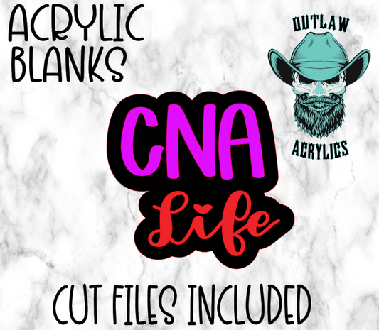 CNA Life Badge Reel Acrylic