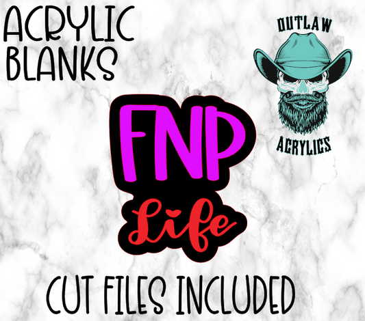 FNP Life Badge Reel Acrylic