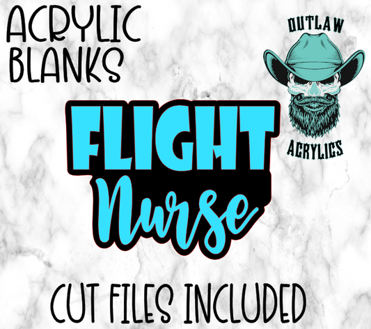 FLIGHT Nurse Badge Reel Acrylic
