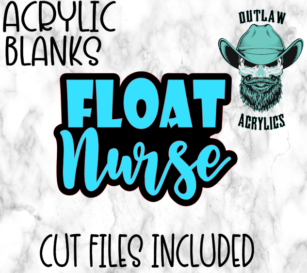 FLOAT Nurse Badge Reel Acrylic