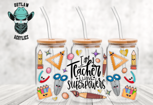 I Am A Teacher Superpower Wrap