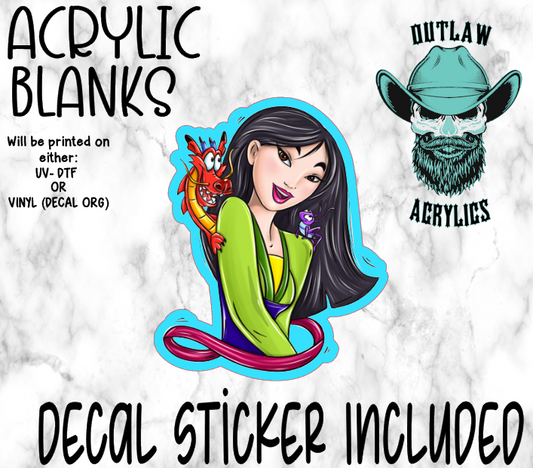 MuMu Acrylic & Decal Set
