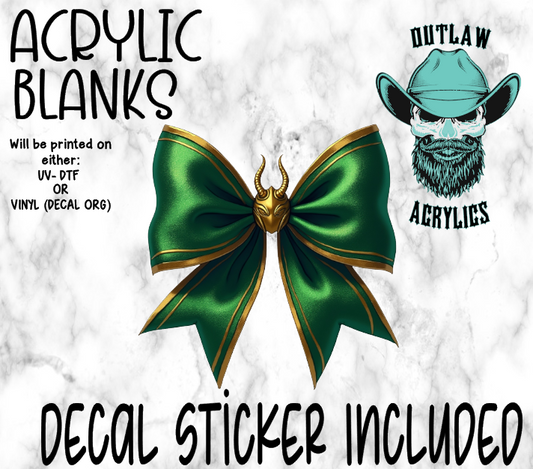 Low Kee Bow Acrylic & Decal Set