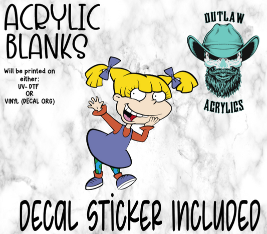 Angelica Acrylic & Decal Set